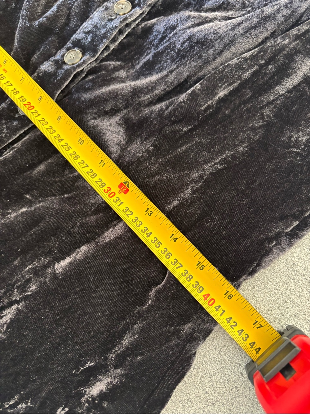J.Crew Black Velvet Puff Sleeve Midi Dress Cottagecore Gothic Size 10 Office - Picture 11 of 15